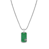 CHERRY BLOSSOM TAG NECKLACE