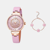 Paquet cadeau Montre et bracelet fleur de cerisier
