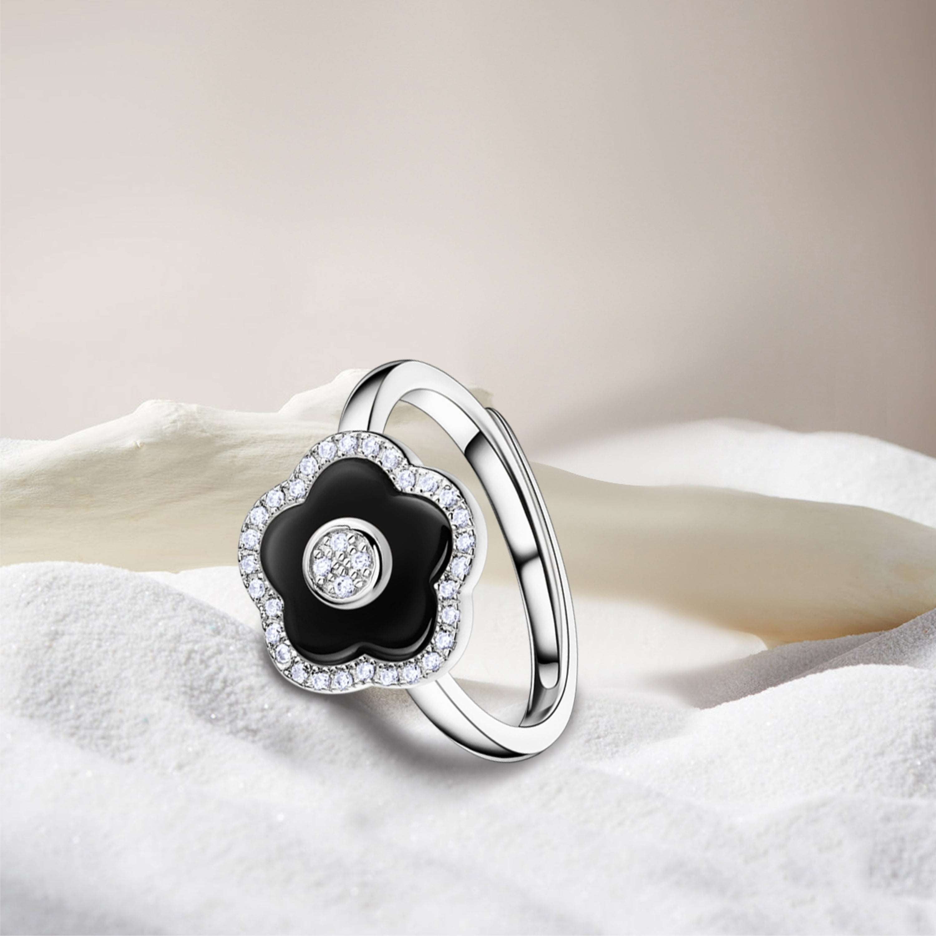 FLOWER CERAMIC RING